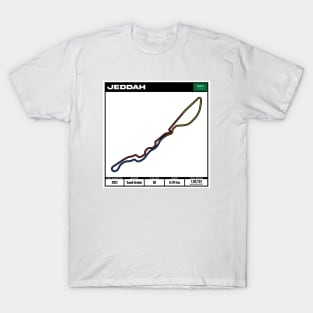 formula one circuit jeddah - formula one track - formula 1 track T-Shirt Hoodie T-Shirt T-Shirt